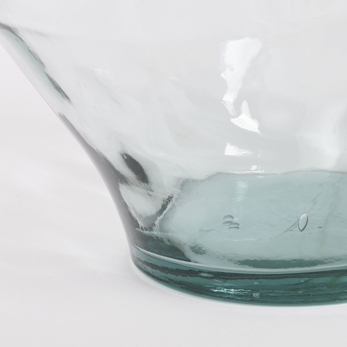 KantoormeubelenPlus Kyara Fles Vaas - H46 x Ø38 cm - Gerecycled Glas - Transparant