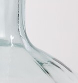 KantoormeubelenPlus Kyara Fles Vaas - H46 x Ø38 cm - Gerecycled Glas - Transparant