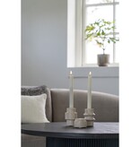 KantoormeubelenPlus Kaarsenhouder - Kaarsenhouder, travertijn, naturel, ø7x10 cm