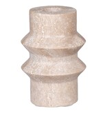 KantoormeubelenPlus Kaarsenhouder - Kaarsenhouder, travertijn, naturel, ø7x10 cm