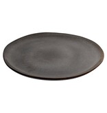 KantoormeubelenPlus Selma Dinner Plate - Dinerbord, keramiek, grijs/bruin, ø27cm, set van 4