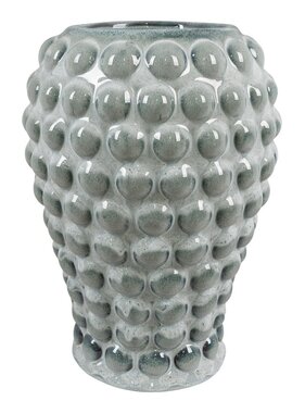 KantoormeubelenPlus Vaas - Vaas in keramiek, blauw, Ø20,5x28 cm