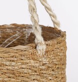 KantoormeubelenPlus Atlantic Mand voor Planten - Set van 2 - H16 x Ø16 cm - Lichtbruin