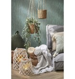 KantoormeubelenPlus Atlantic Mand voor Planten - Set van 2 - H16 x Ø16 cm - Lichtbruin