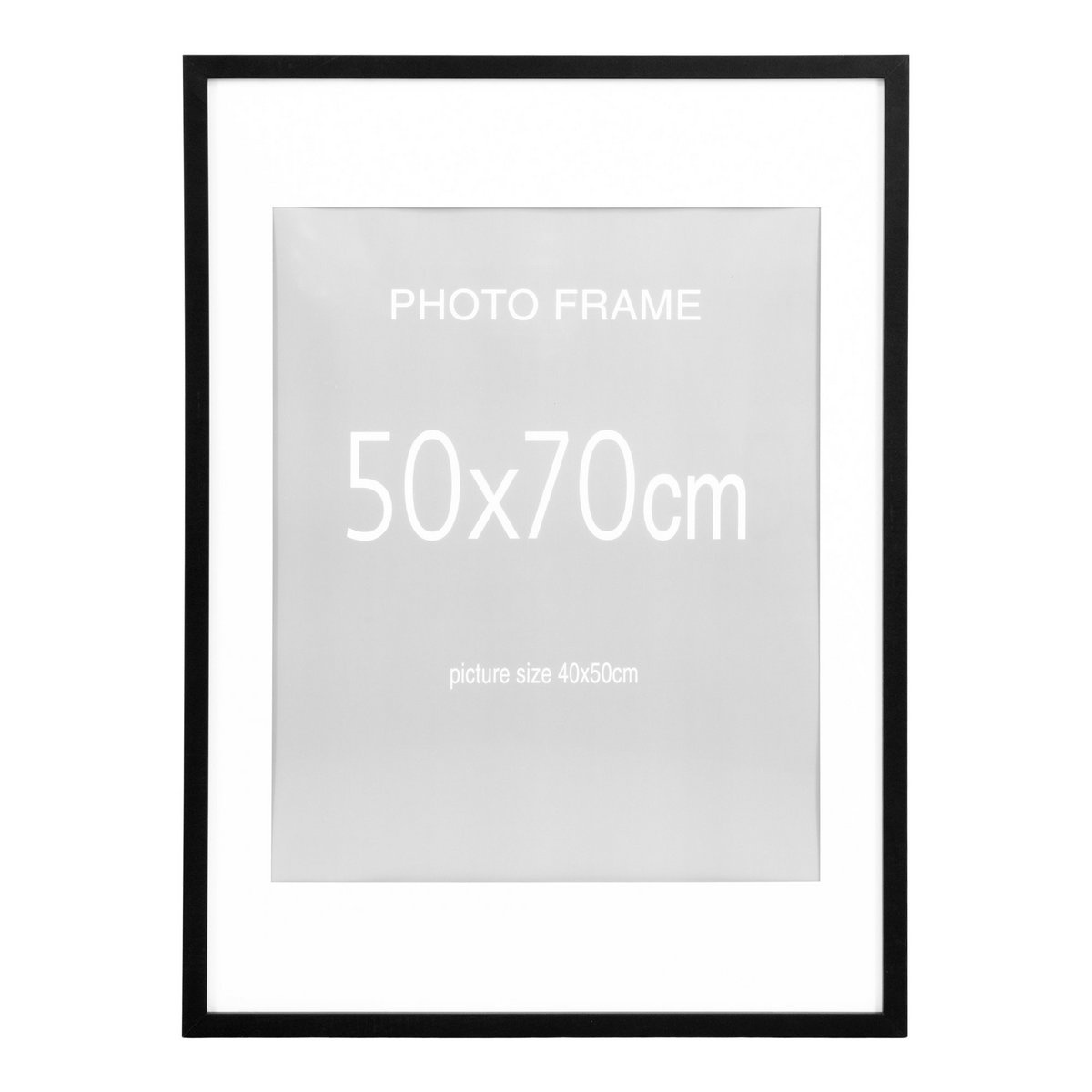 Marbella Frame Display - Frame MDF, 7 st. zwart en 8 st. naturel, 50x70 cm