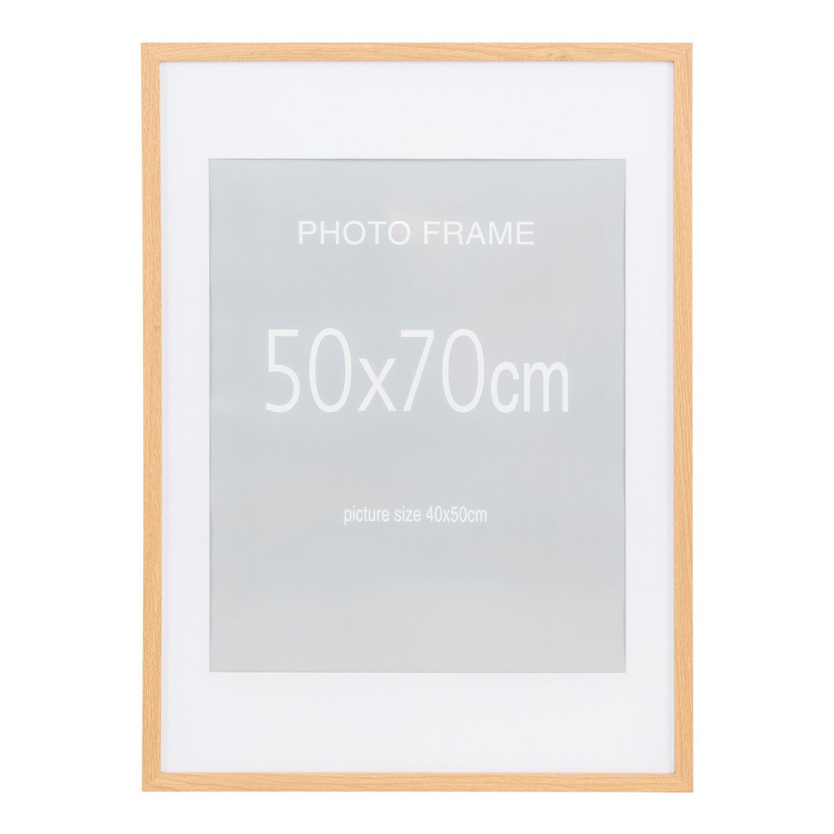 Marbella Frame Display - Frame MDF, 7 st. zwart en 8 st. naturel, 50x70 cm