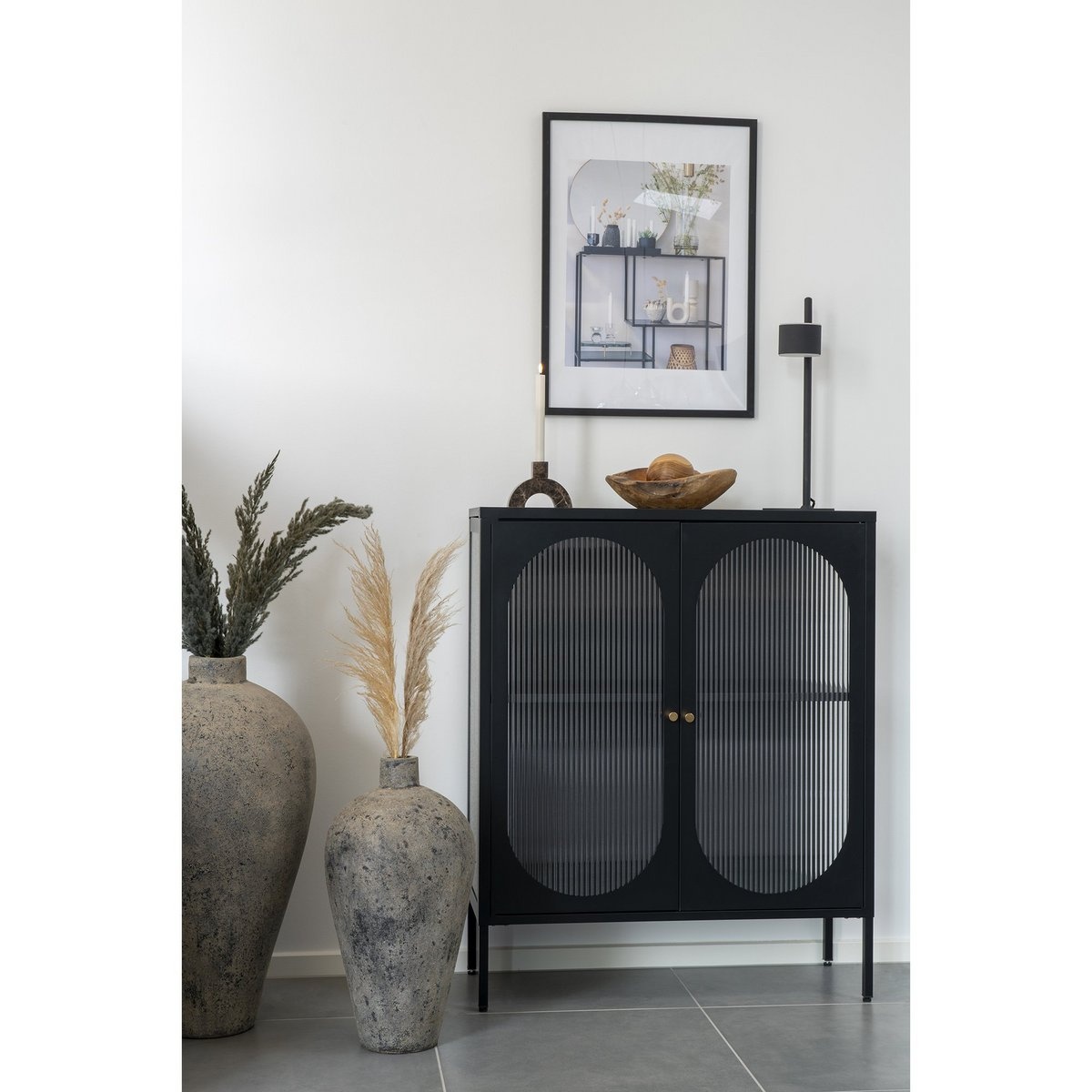 Marbella Frame Display - Frame MDF, 7 st. zwart en 8 st. naturel, 50x70 cm