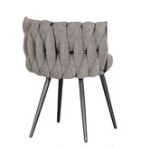 Maanstoel taupe (Set van 2)