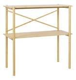 KantoormeubelenPlus Manaus Consoletafel - Consoletafel, bamboe, naturel, 83x32x80,5 cm