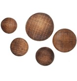Dienblad Ningbo Set van 3 Bruin