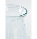 KantoormeubelenPlus Jive Vaas - H23 x Ø18 cm - Gerecycled Glas - Transparant