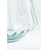 KantoormeubelenPlus Jive Vaas - H23 x Ø18 cm - Gerecycled Glas - Transparant