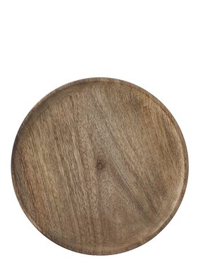 KantoormeubelenPlus Duko Bord - Ø30 cm - 100% FSC Mangohout - Bruin