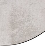 Stalux Ovale eettafel 'Mees' 210 x 100cm, kleur zwart / beton