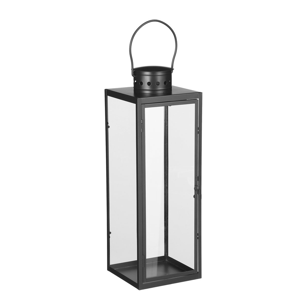KantoormeubelenPlus Arzilla Lantaarn - L15 x B15 x H45 cm - Zwart