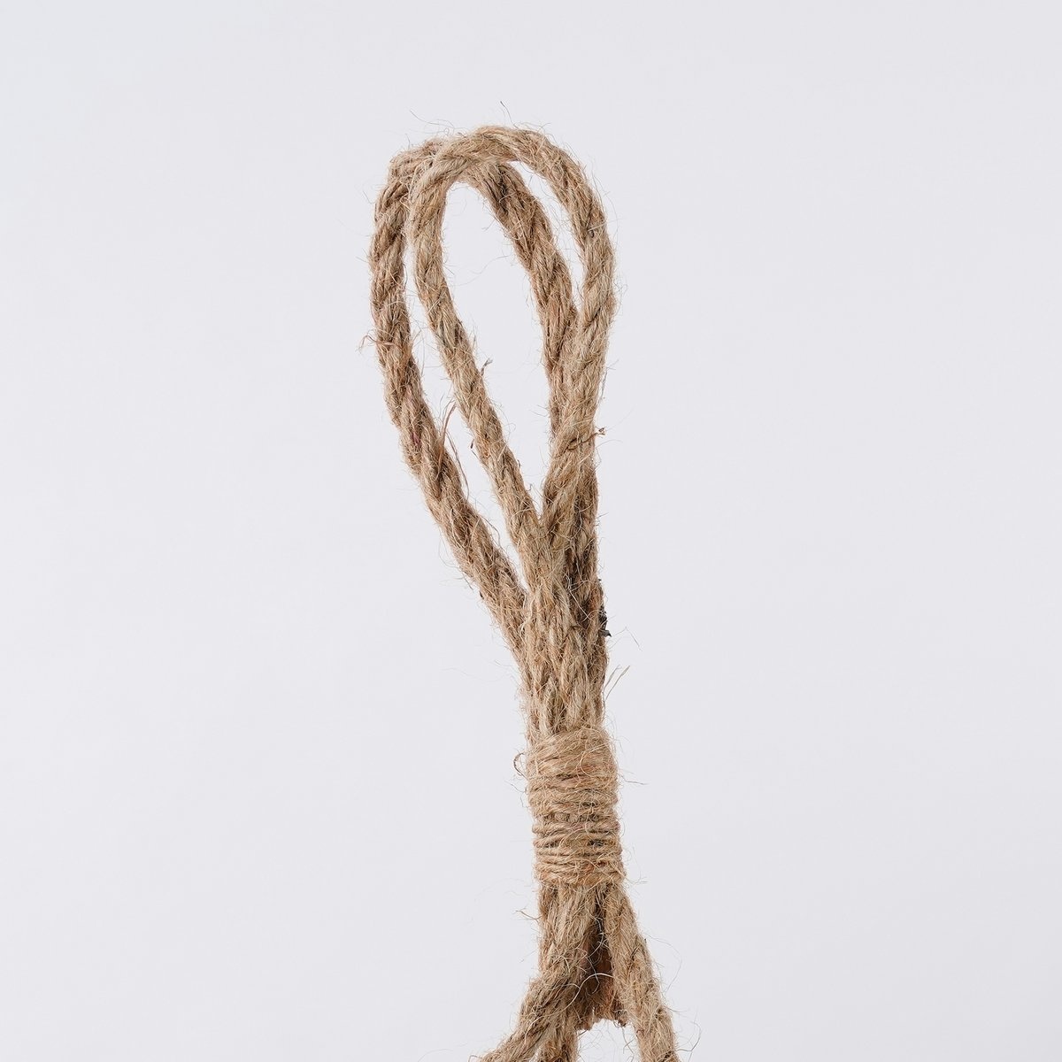 KantoormeubelenPlus Avalon Hangende Mand voor Planten - Set van 3 - H90 x Ø30 cm - Zeegras - Lichtbruin