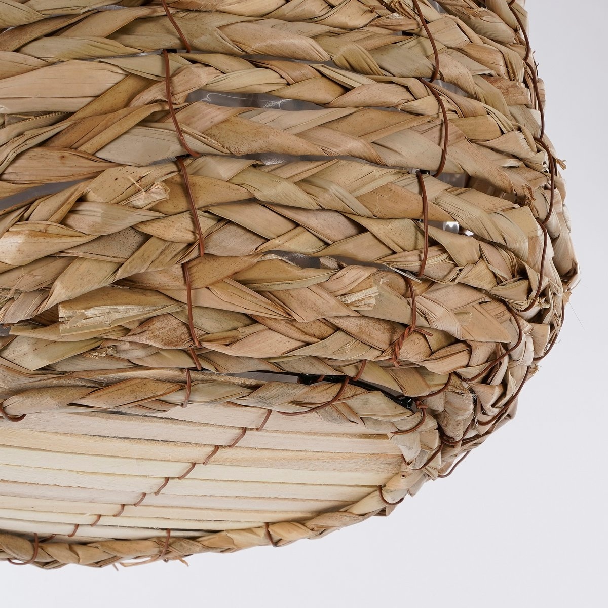 KantoormeubelenPlus Avalon Hangende Mand voor Planten - Set van 3 - H90 x Ø30 cm - Zeegras - Lichtbruin