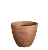 KantoormeubelenPlus Bravo Bloempot voor Buiten - H26 x Ø30,5 cm - Koper bijenkorf