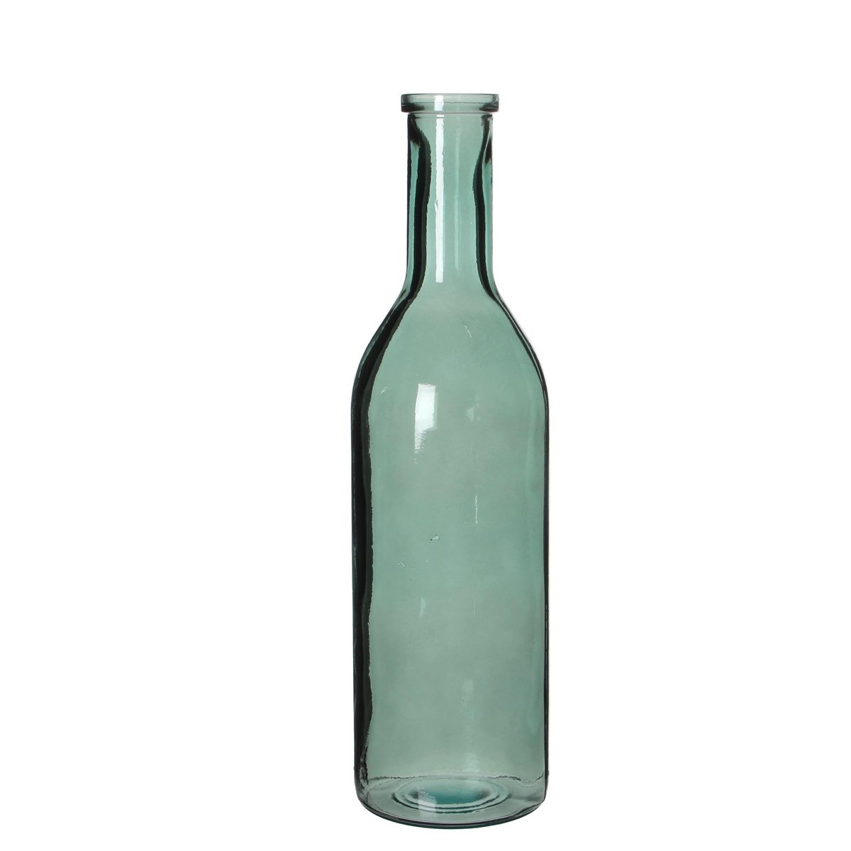 KantoormeubelenPlus Rioja Fles Vaas - H50 x Ø15 cm - Gerecycled Glas - Groen