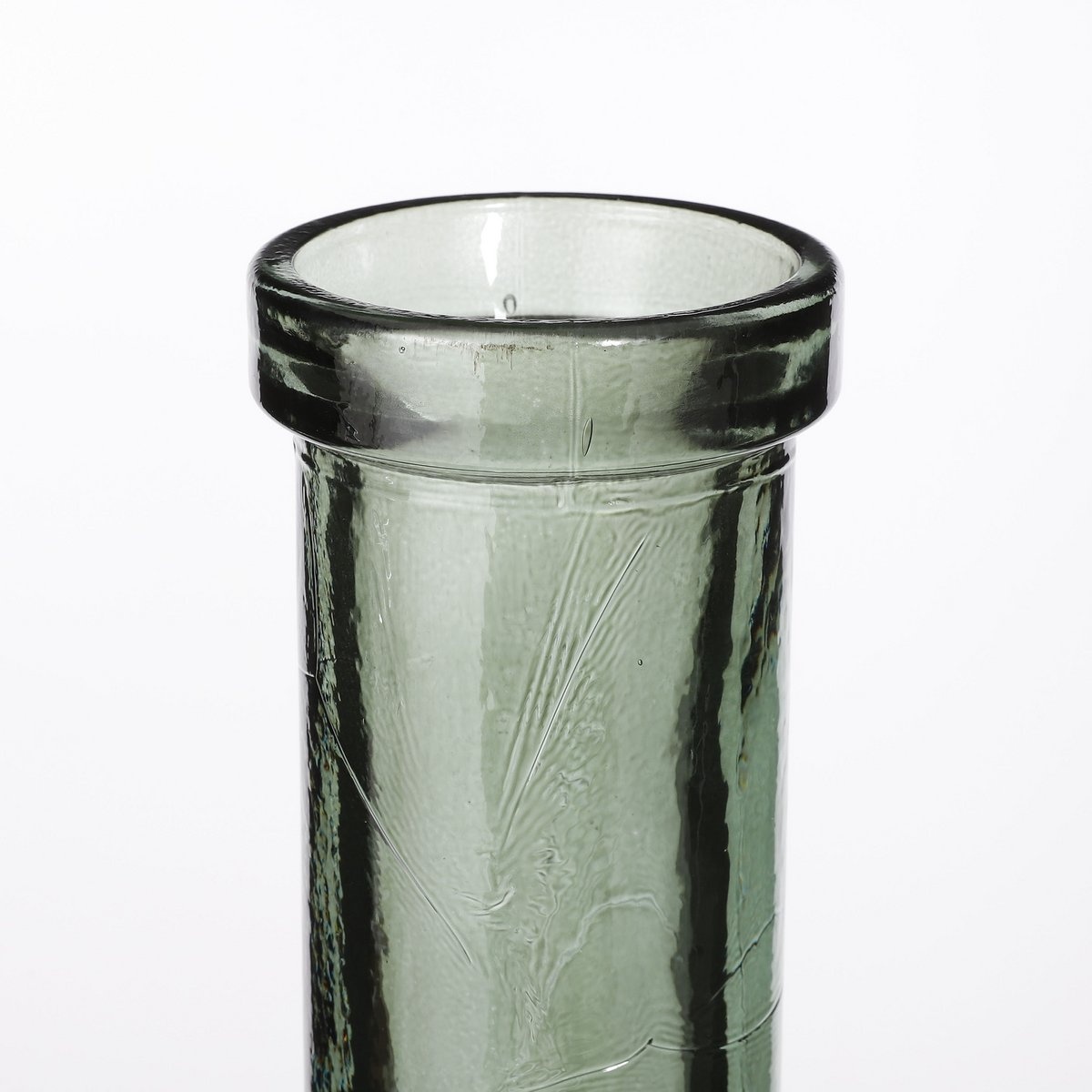 KantoormeubelenPlus Rioja Fles Vaas - H50 x Ø15 cm - Gerecycled Glas - Groen