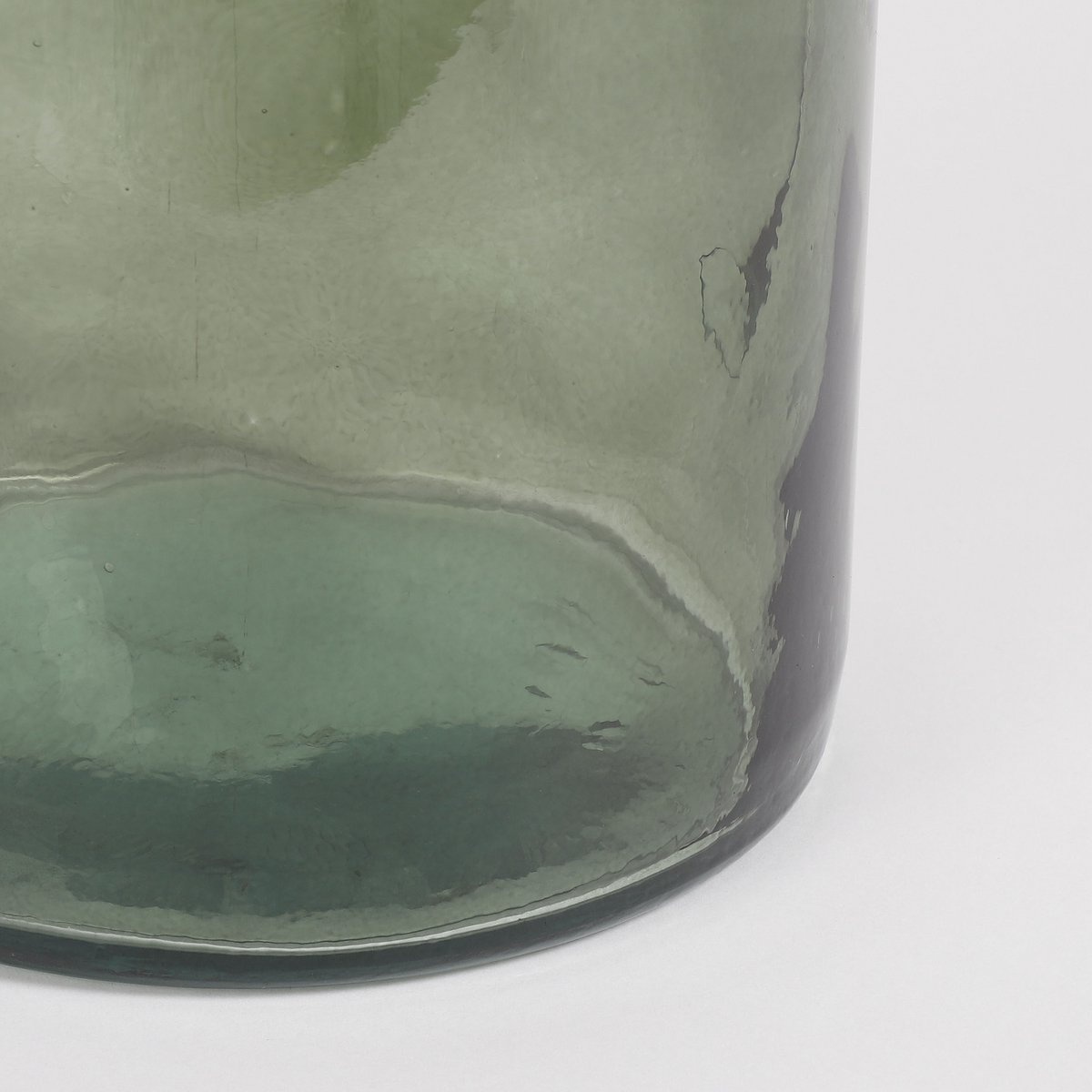 KantoormeubelenPlus Rioja Fles Vaas - H50 x Ø15 cm - Gerecycled Glas - Groen