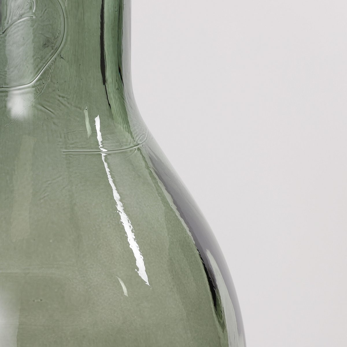 KantoormeubelenPlus Rioja Fles Vaas - H50 x Ø15 cm - Gerecycled Glas - Groen