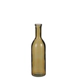 KantoormeubelenPlus Rioja Fles Vaas - H50 x Ø15 cm - Gerecycled Glas - Oker