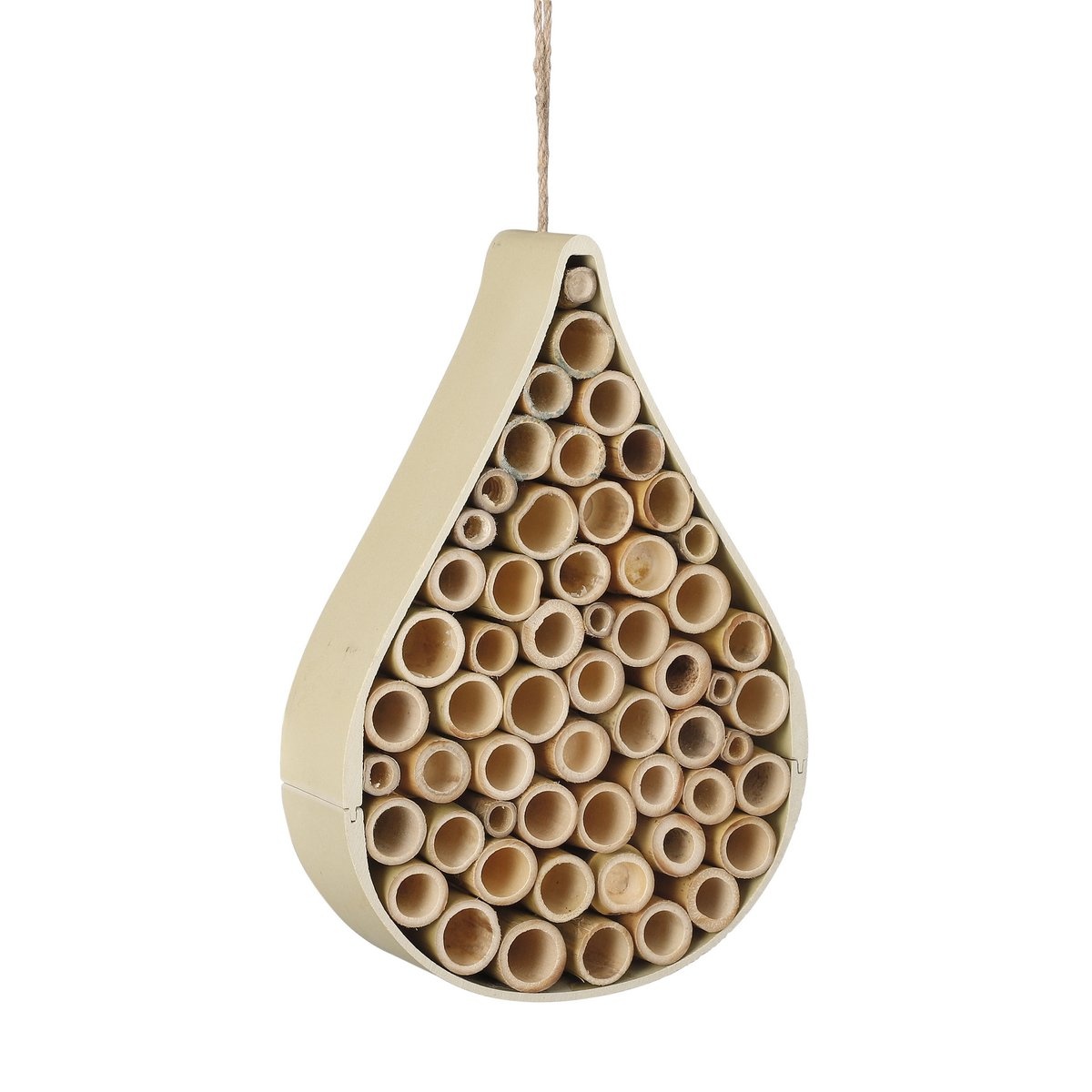 KantoormeubelenPlus Orion Insectenhotel - H6 x Ø21 cm - Beige