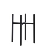 KantoormeubelenPlus Ascot Plantenstandaard XL - L41,5 x B41,5 x H50 cm - Metaal - Zwart