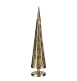 KantoormeubelenPlus Cezar Decoratie Kerstboom - H55 x Ø12,5 cm - Aluminium - Goud