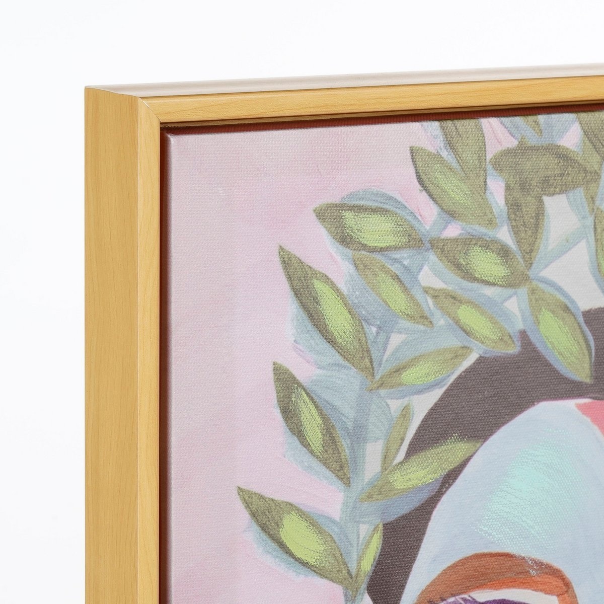 KantoormeubelenPlus Camelia Muurdecoratie - L40 x B50 x H3,5 cm - Canvas - Meerkleurig