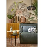 KantoormeubelenPlus Muurdecoratie Waaier - L88 x B116 cm - Bamboe - Zwart