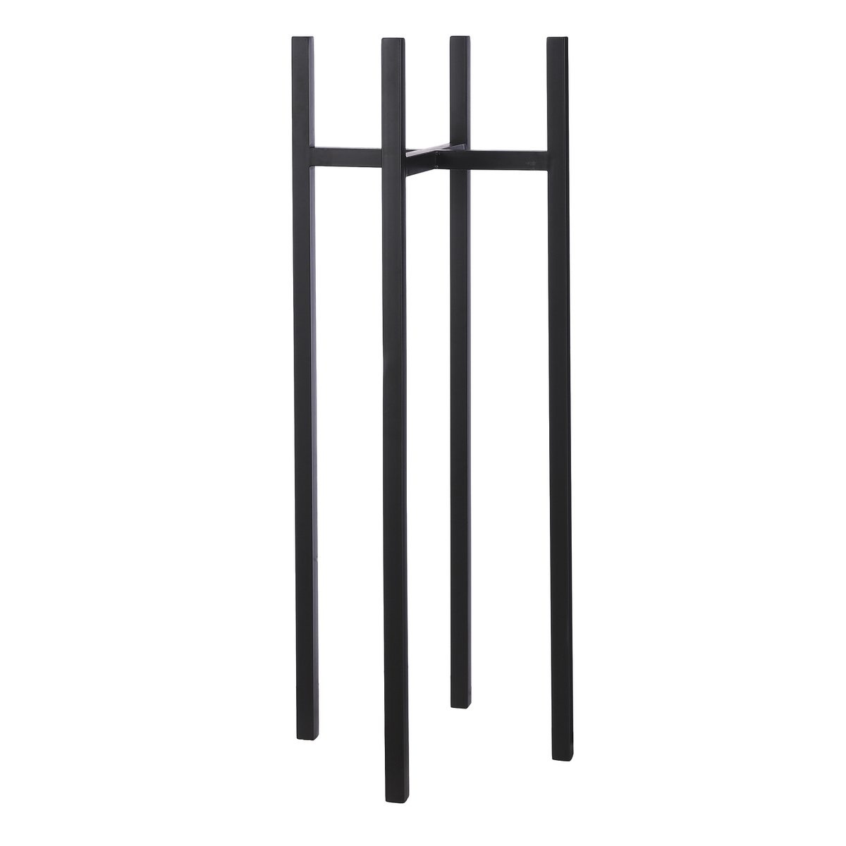 KantoormeubelenPlus Ascot Plantenstandaard XL - L37,5 x B37,5 x H95 cm - Metaal - Zwart