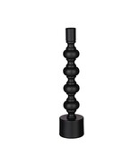 KantoormeubelenPlus Gardo Kandelaar - H26 x Ø6 cm - Metaal - Zwart