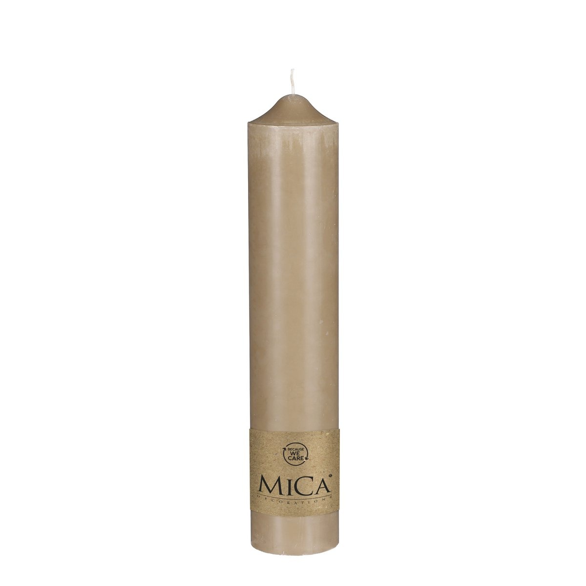 KantoormeubelenPlus Kaars - H35 x Ø7 cm - Beige