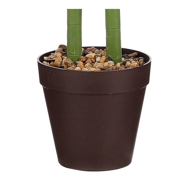 KantoormeubelenPlus Caladium Kunstplant in Bloempot - H100 x Ø50 cm - Groen 