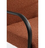 KantoormeubelenPlus Symon Fauteuil - L72 x B69 x H81 cm - Terra