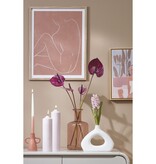 KantoormeubelenPlus Kaars - H30 x Ø7 cm - Roze