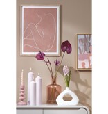 KantoormeubelenPlus Kaars - H30 x Ø7 cm - Roze