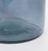 KantoormeubelenPlus Rioja Fles Vaas - H75 x Ø18 cm - Gerecycled Glas - Lichtblauw