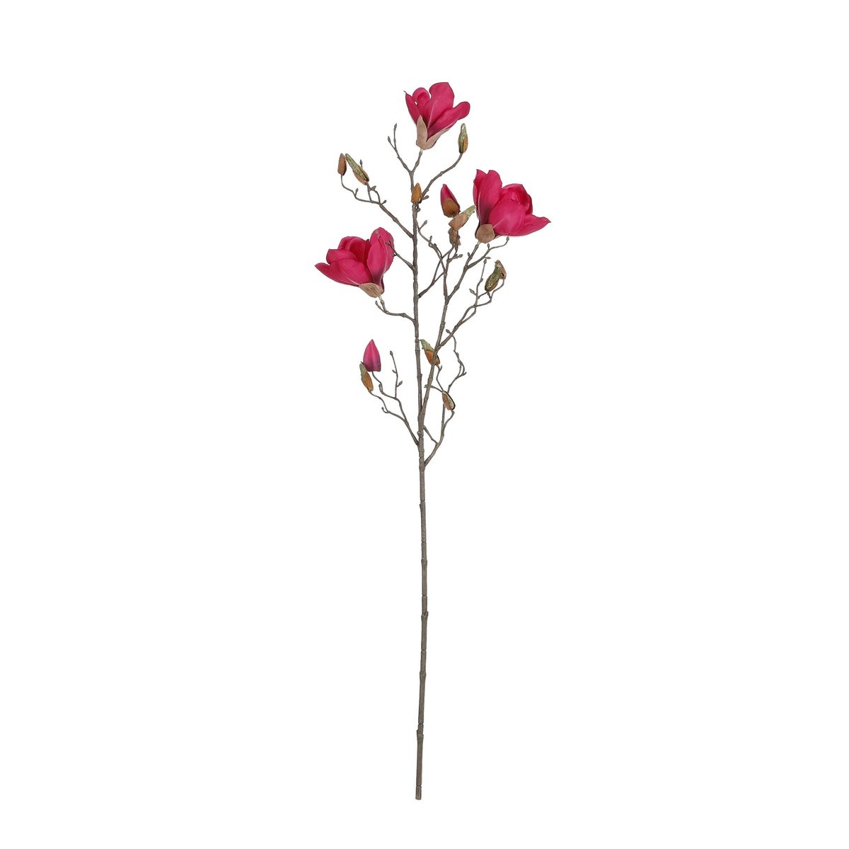 KantoormeubelenPlus Magnolia Kunstbloem - H88 cm - Donkerroze