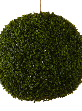 KantoormeubelenPlus Buxus Bol Kunstplant voor Buiten Hangend - Ø45 cm - Groen