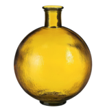 KantoormeubelenPlus Firenza Fles Vaas - H42 x Ø34 cm - Gerecycled Glas - Oker