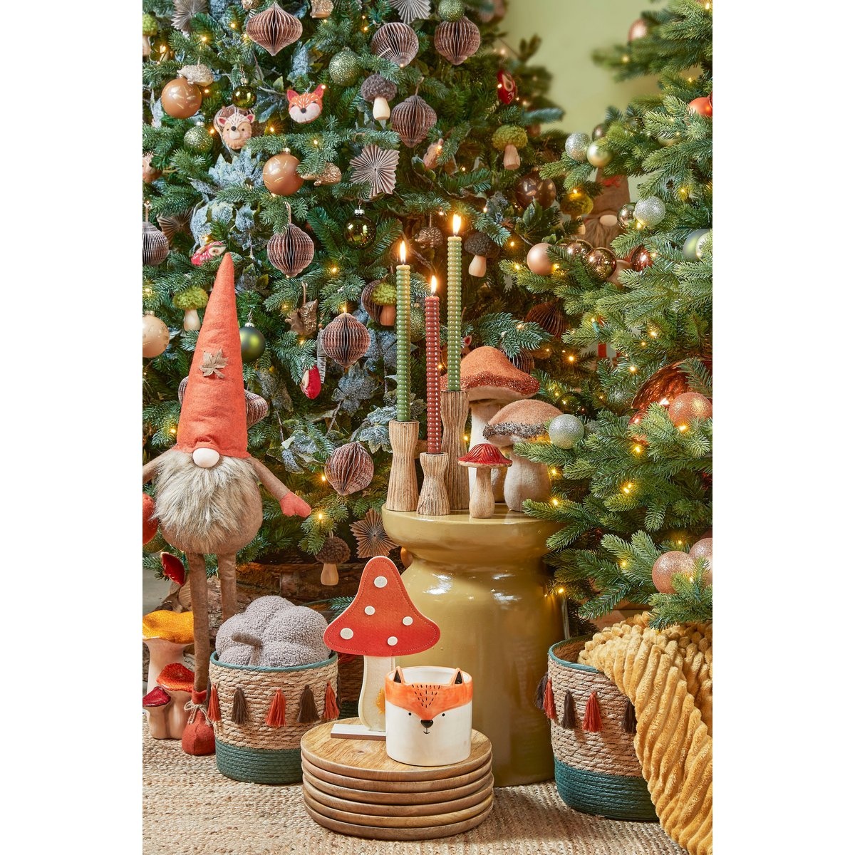 KantoormeubelenPlus Duko Bord - Ø40 cm - 100% FSC Mangohout - Bruin