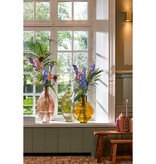 KantoormeubelenPlus Firenza Fles Vaas - H42 x Ø34 cm - Gerecycled Glas - Oker