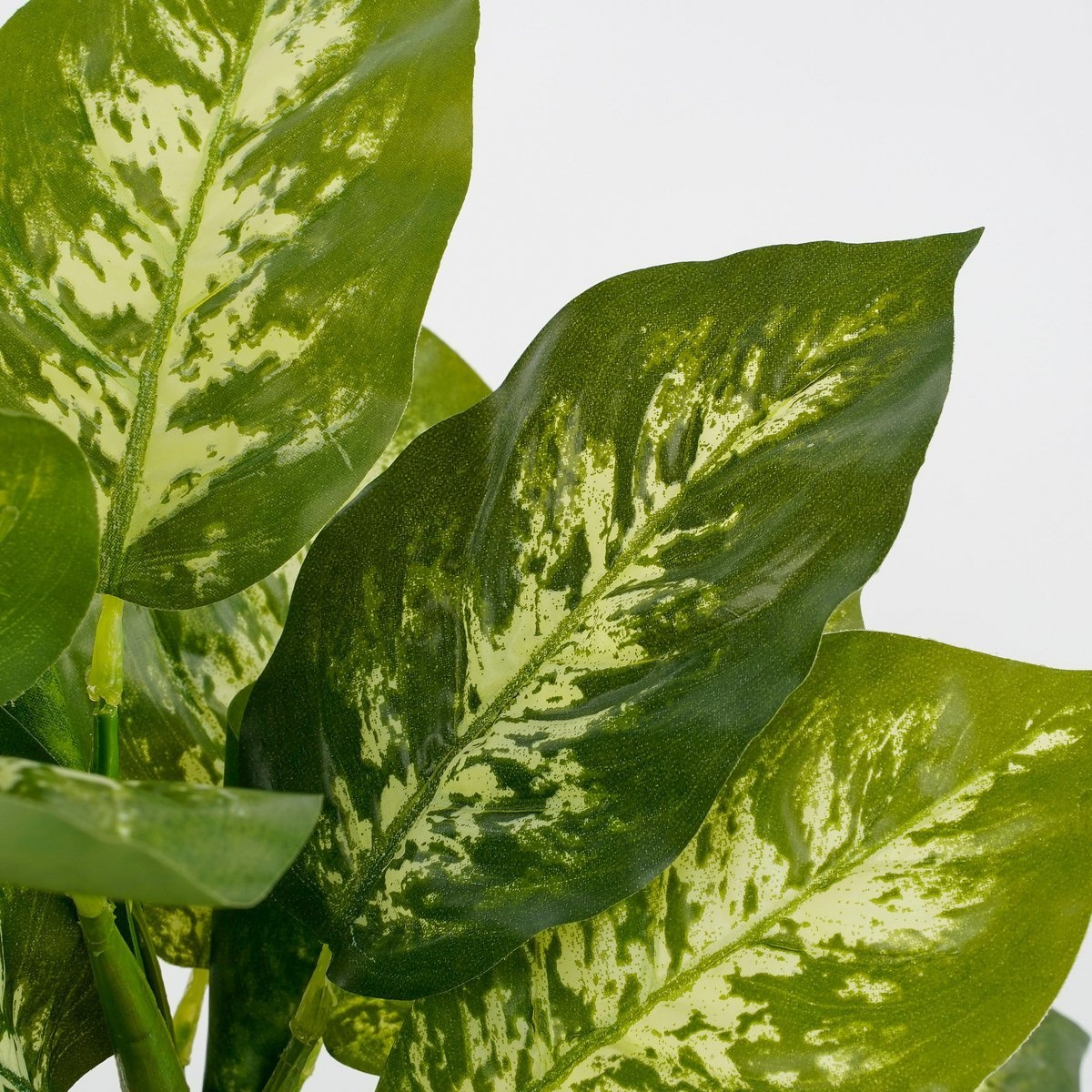 KantoormeubelenPlus Dieffenbachia Kunstplant in Bloempot Stan - H40 x Ø30 cm - Groen