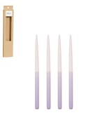 KantoormeubelenPlus Dip-dye Dinerkaars - Set van 4 - H28 cm - Paars