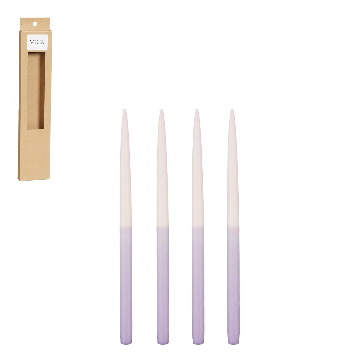 KantoormeubelenPlus Dip-dye Dinerkaars - Set van 4 - H28 cm - Paars
