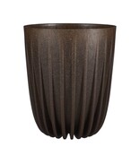 KantoormeubelenPlus Lungo Bloempot - H36 x Ø30 cm - Polypropyleen - FSC Mix - Donkerbruin