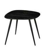 KantoormeubelenPlus Jailey Bijzettafel - Set van 3 - L62 x B52 x H34 cm - Gerecycled Hout - Zwart